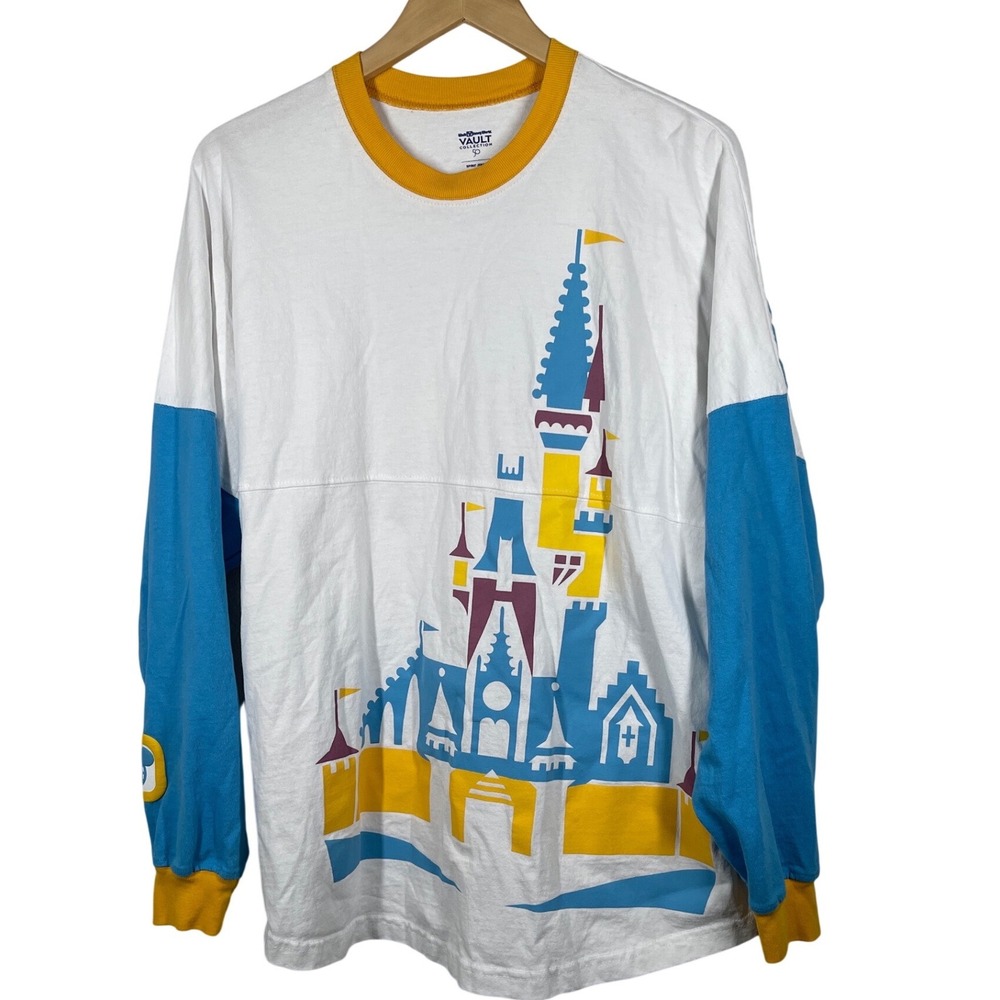 Walt Disney World Vault Collection 50th Anniversary Spirit Jersey White Blue M